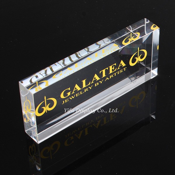 Custom Acrylic Logo Block