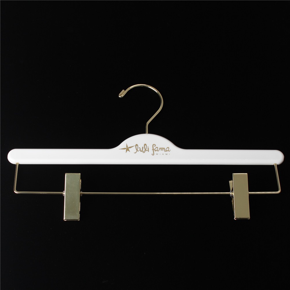 Custom Gold Plastic Coat Hanger