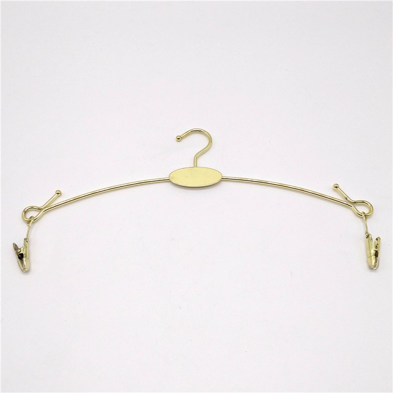 Metal Rack Black Rose Gold Brass Clothes Hanger Shelf