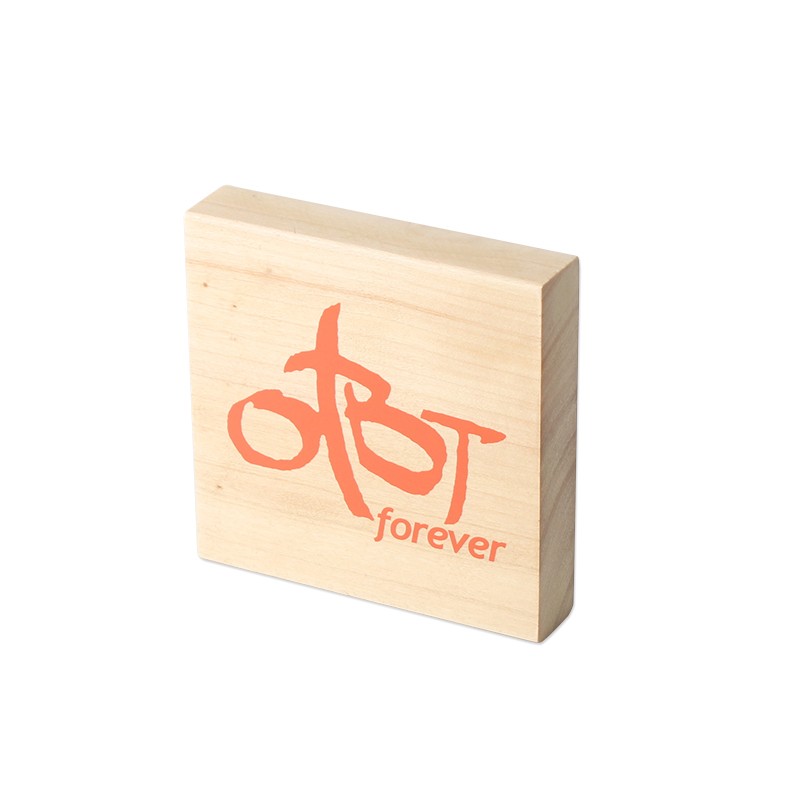 Custom Wood Logo Block