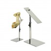 Metal Polished Gold Shoe Display Stand